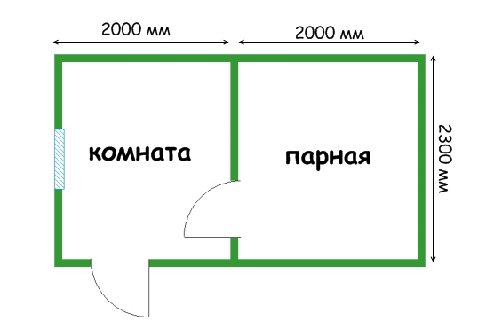 Баня перевозная каркасная 4х2.3 м Баня перевозная каркасная 4х2.3 м